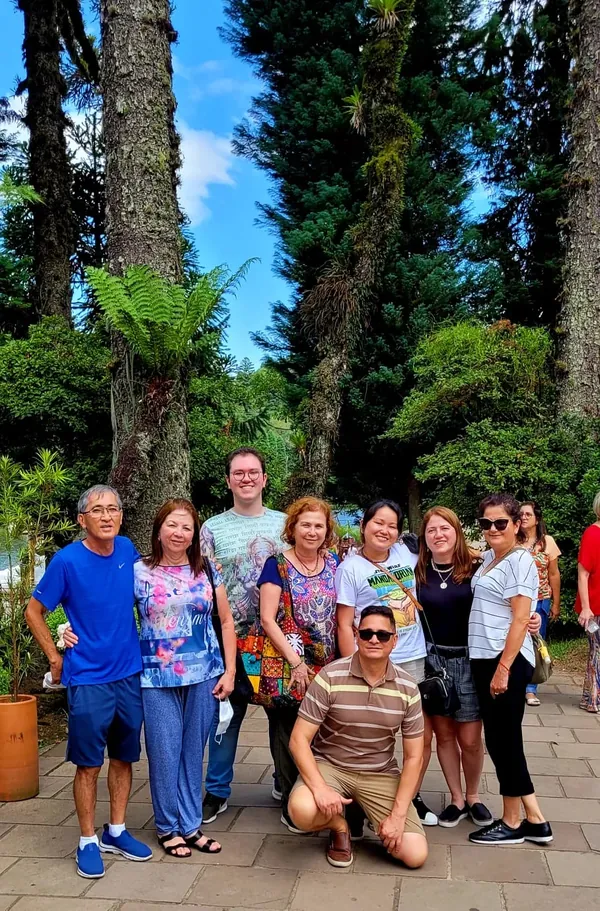 Grupo em passeio na Serra Gaúcha