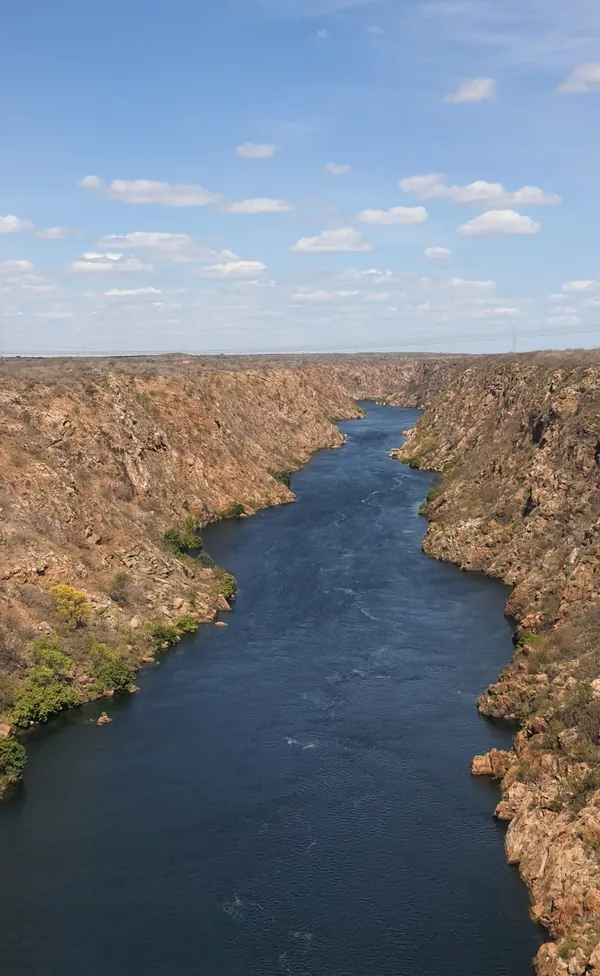 Paisagem dos canyons do São Francisco