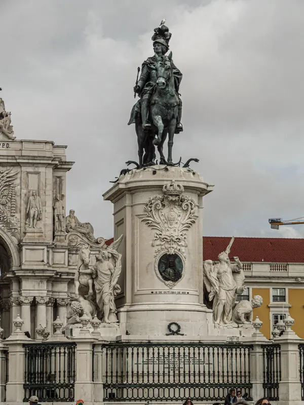 Detalhes da Praça do Comércio